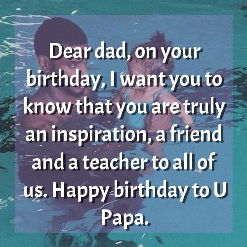 father birthday greeting from daughter